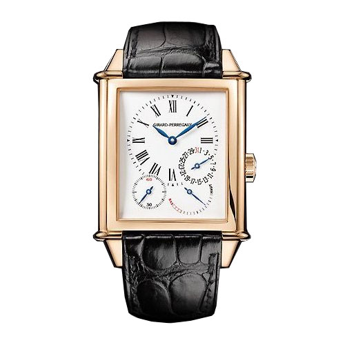 Girard Perregaux IWC Inspired Chronograph Black Face Men's Watch