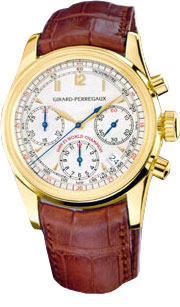 Girard Perregaux Classic 49450.0.51.8148 Silver Automatic Chronograph Watch