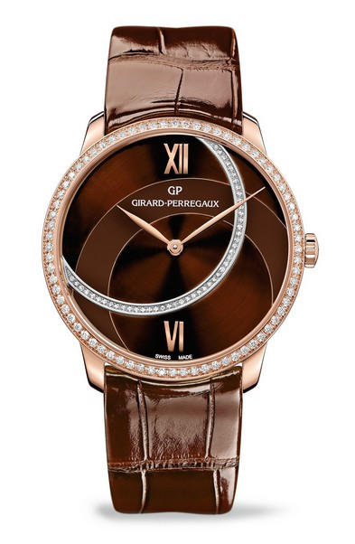 Girard Perregaux Quartz Dress Watch with Black Dial & Steel Case