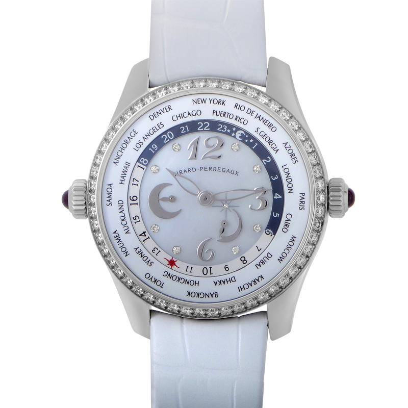 Girard Perregaux 49860D-11A761-BK7A Imitation Swiss Chronograph Automatic Black Steel Bracelet Watch