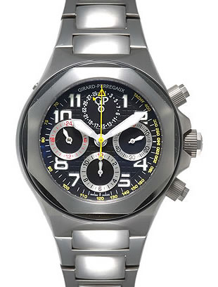 Girard Perregaux Classic Automatic Black Dial Steel Mens Watch