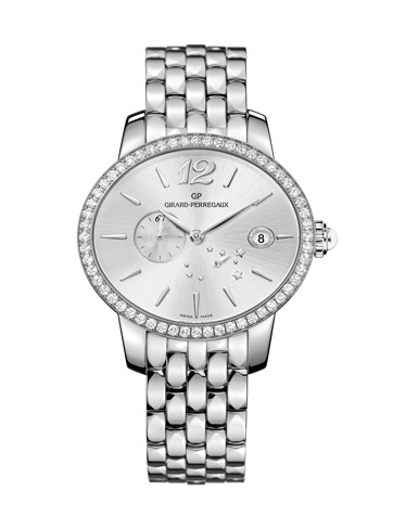 Girard Perregaux Cats Eye Chronograph 80mm Gold Case, Jet Black Dial Replica Watch