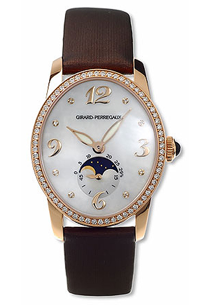 Girard Perregaux Cats Eye Replica 80490D52A761 Automatic Steel Diamond bezel Watch