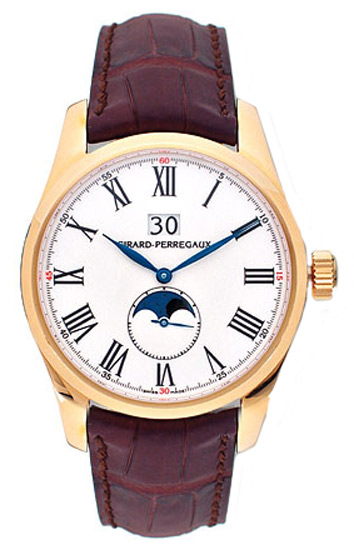 Girard Perregaux Classique Automatic Sapphire Crystal Black Dial Mens Watch