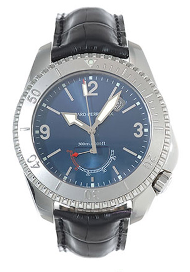Girard Perregaux Seahawk II Swiss Automatic Blue Dial Steel Watch