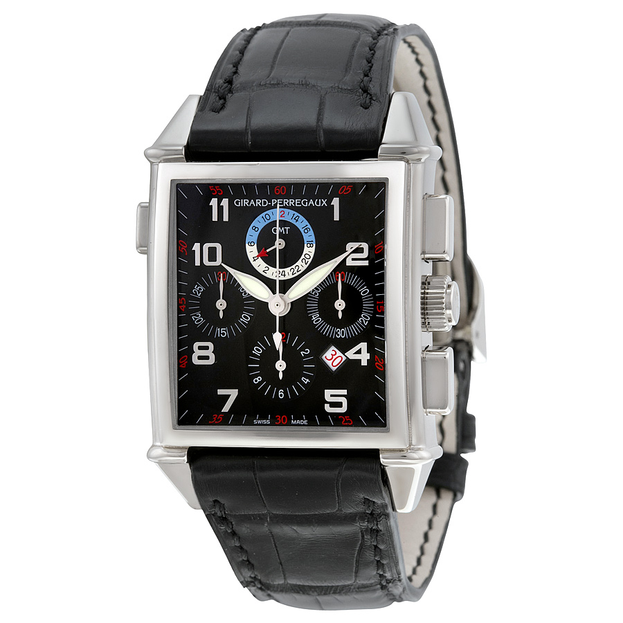 Girard Perregaux Vintage Chronograph Black Dial Replica Watch