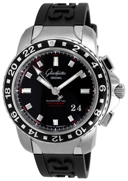 Glashutte 39-55-43-03-04 Swiss Clone Stainless Steel Manual Wind Dive Timepiece