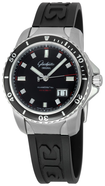Glashutte Sport Evolution Dive Pro 43mm Stainless Steel Automatic Chronograph Watch