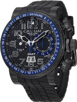 Graham 2BLCB.B30A Swiss Clone 41mm Black DLC Case Automatic Watch