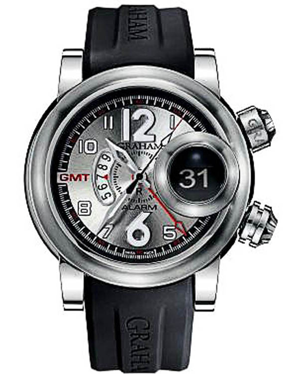 Graham Swordfish GMT Automatic Steel Black Dial Replica Watch