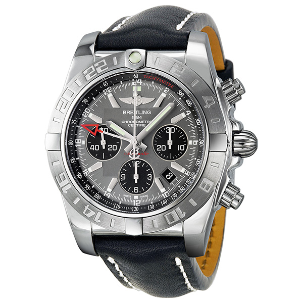 Breitling Chronomat AB042011 Clone Swiss Automatic Jet Black Face 43mm Water Resistant Watch