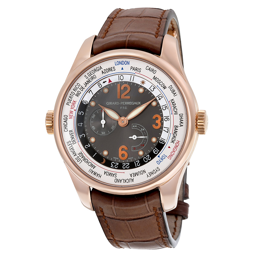 Girard Perregaux 49850-52-254-BACA Swiss Imitation 43mm Automatic Silver Case Black Face Dive Watch