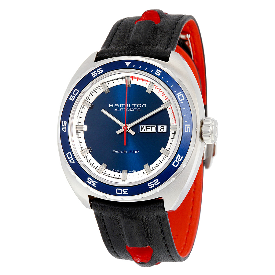 Hamilton Navy Blue Automatic Steel Diver Watch with Date Function