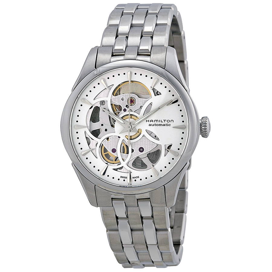 Hamilton Jazzmaster H32405111: White Skeleton自动机械计时男士腕表