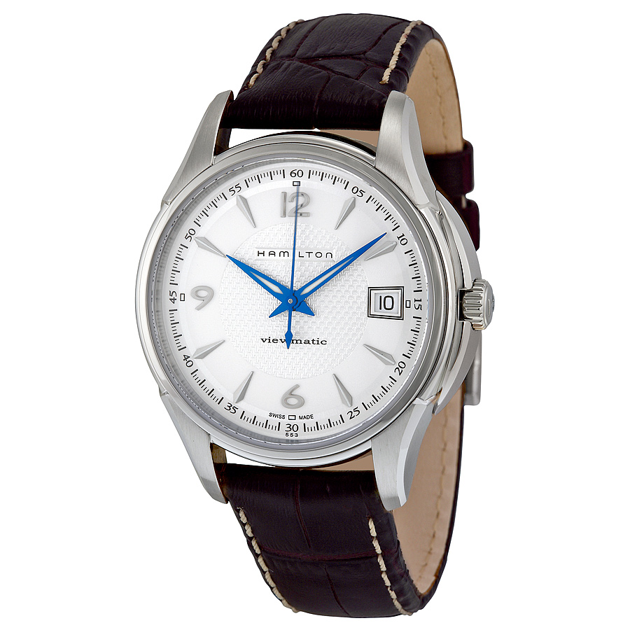 Hamilton Jazzmaster H32455557 Silver Chronograph - Swiss Clone 43mm Case, Blue Sunray Dial Watch