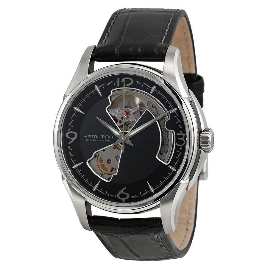 Hamilton Jazzmaster H32565735 Stainless Steel - Swiss Automatic - Jet Black Dial Chronograph Watch