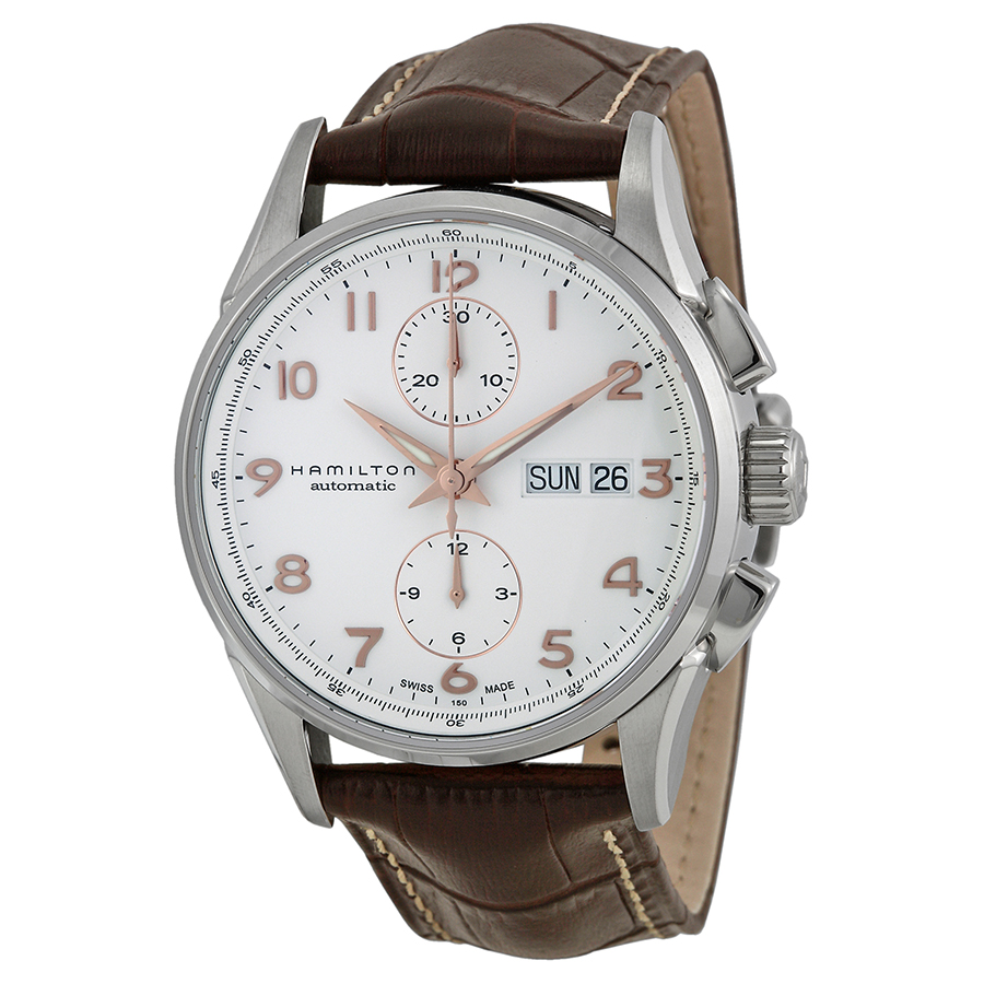 Hamilton Jazzmaster H32576515 Swiss Imitation Chronograph Watch - Sleek Black Face, Stainless Steel, 40mm