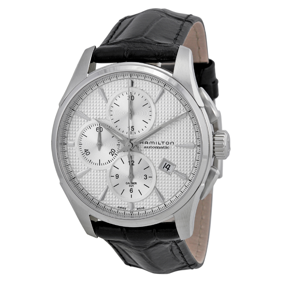 Hamilton Jazzmaster H32596751 Silver Automatic Chronograph Watch - Timeless elegance, sleek silver design