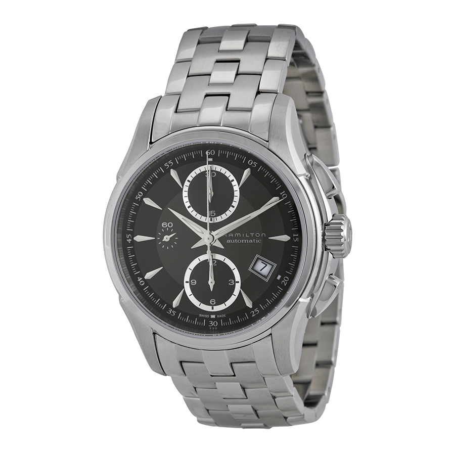 Hamilton Jazzmaster H32616133 Imitation Classic Black Chronograph Steel Watch