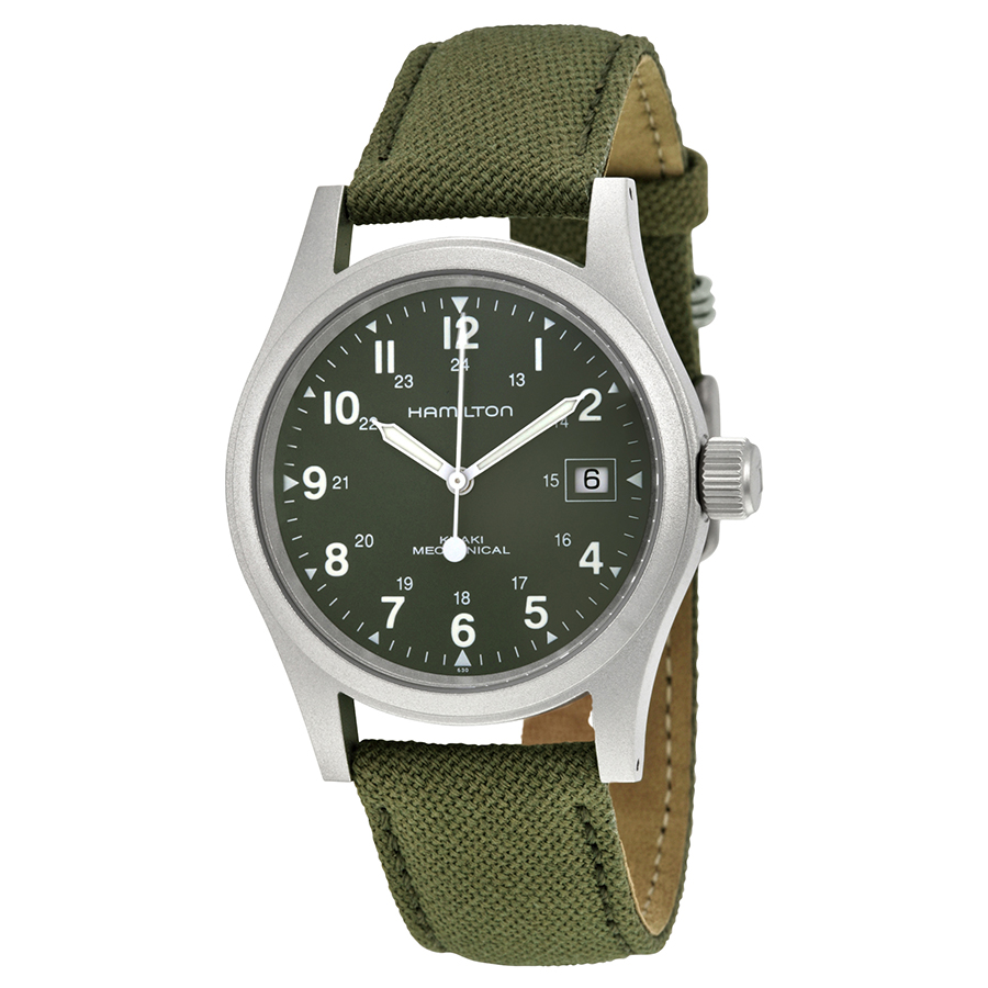 Hamilton Khaki Field H69419363 Automatic Vintage Pilot Watch - Brushed Steel Case, Black Digits
