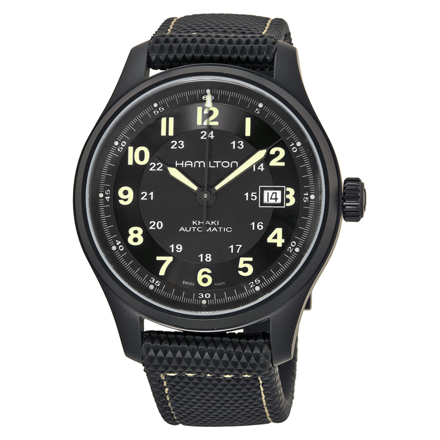 Hamilton Khaki Field H70575733 - Swiss Automatic - 41mm Stainless Steel - Olive Green Dial Watch