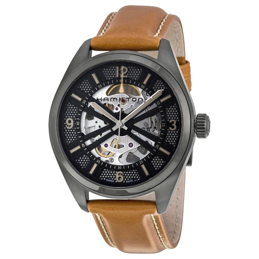 Hamilton Khaki Field H72585535 Automatic: Classic Pilot Chronograph Steel Face Watch