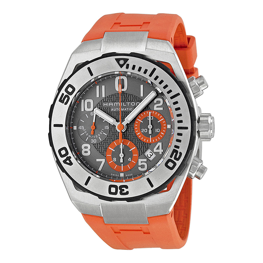 Hamilton Khaki Pilot Automatic Jet Black Face Chronograph Watch