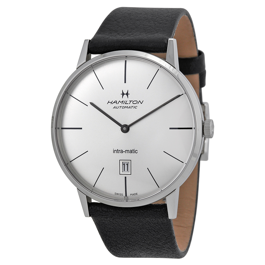 Hamilton Timeless Classic H38755751 Automatic Chronograph Black Face 42mm Steel Watch Clone