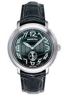 Audemars Piguet Jules Audemars 15056BC.OO.A002CR.01 Imitation Black Sapphire Crystal Steel Chronograph Watch