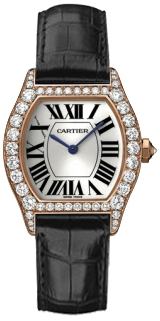 Cartier Tortue WA507031 Lady's Gatsby Glamour Rose Gold Quartz Dial Watch
