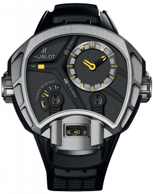 Hublot Classic Fusion Hand-Wind 1179.RX with Blackened Case & Blue Dial Watch