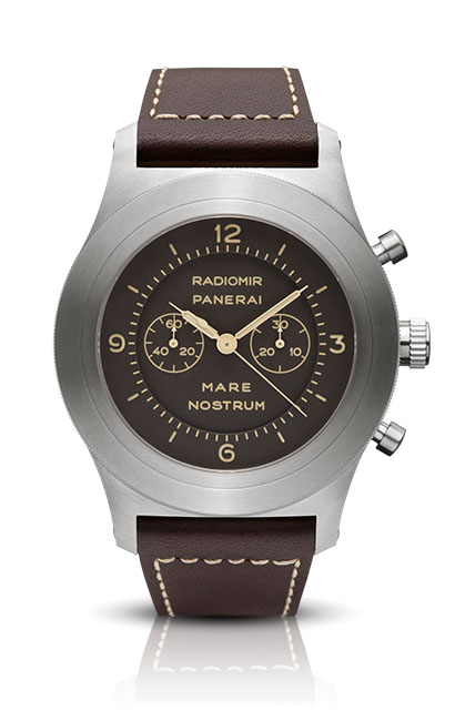 Panerai PAM00603 Imitation Brown Leather Straps Automatic Chronograph Watch