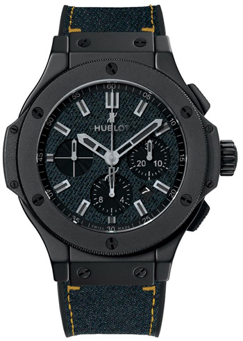 Hublot Classic Fusion 45mm Auto Watch - Titanium Bezel Jet Black Dial - 100m Water Resistant