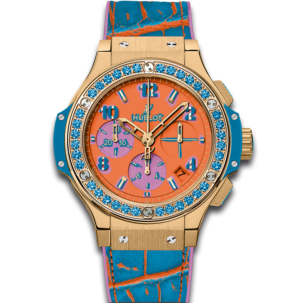 Hublot Mat Orange Pop Art Chronograph 42mm Automatic Replica Watch