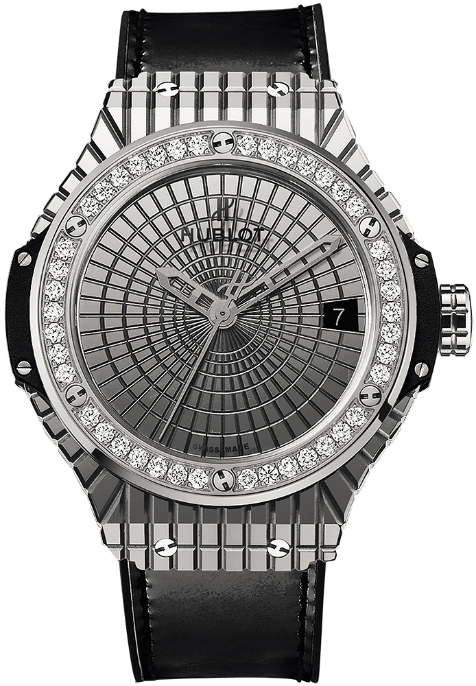 Hublot Classic Fusion 34mm Automatic Steel Blue Face Timepiece