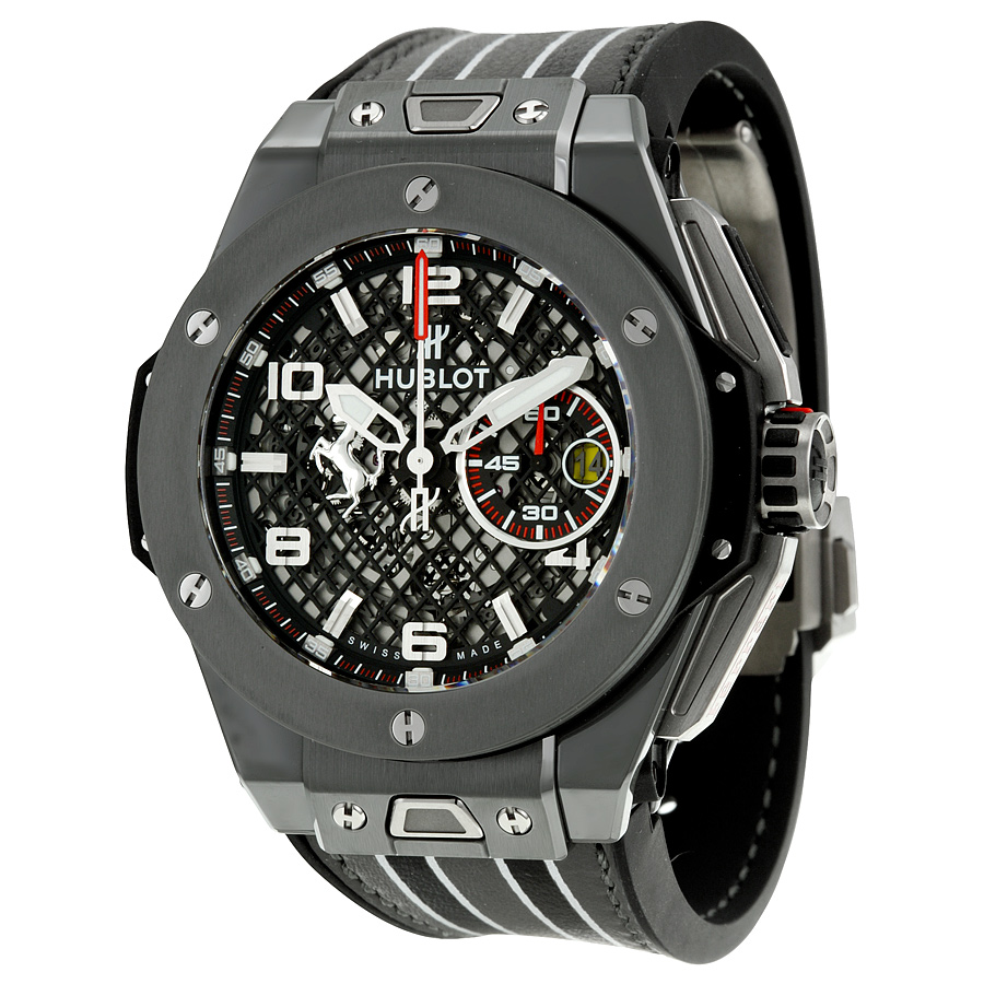Hublot Classic Fusion Reps 40mm Swiss Automatic Silver Case Black Dial Water Resistant Watch