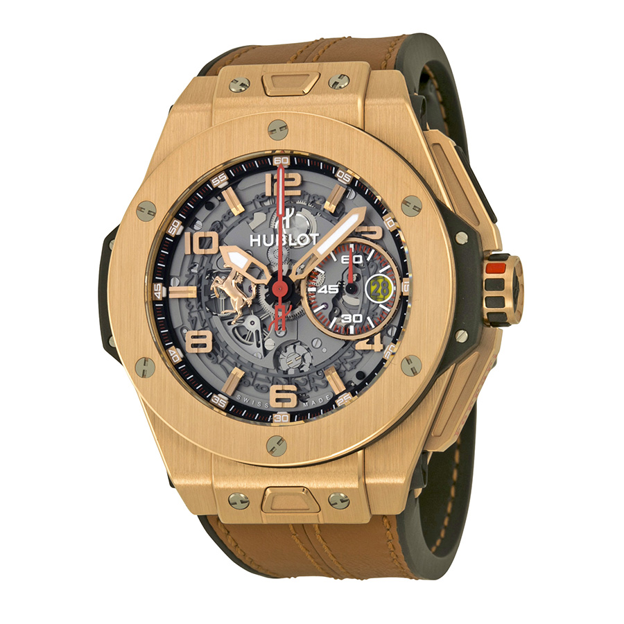 Hublot Big Bang King Gold Skeleton Dial Automatic Replica Watch