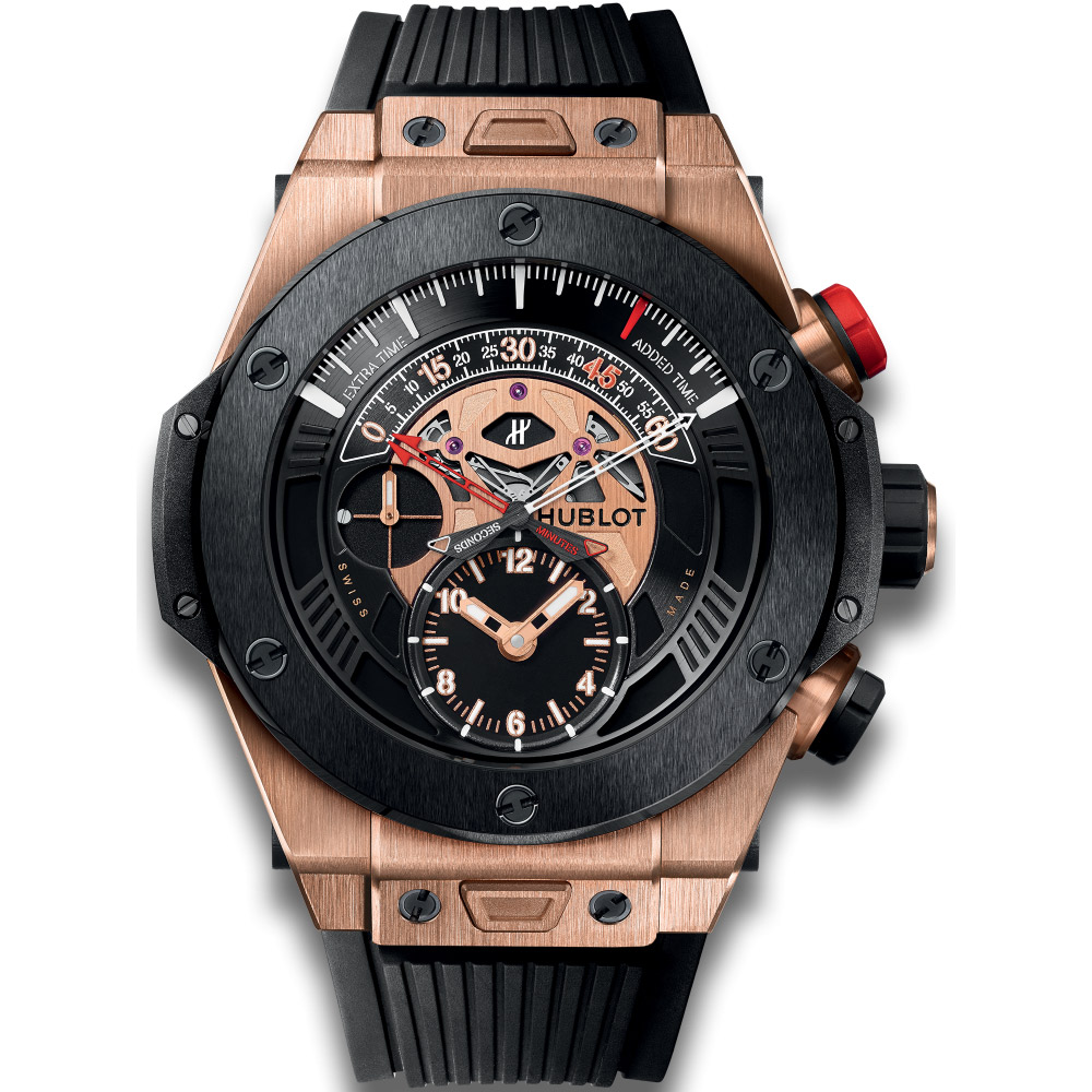 Hublot Classic Fusion Imitation 42mm Carbon Case Automatic Black Face Water-Resistant Watch