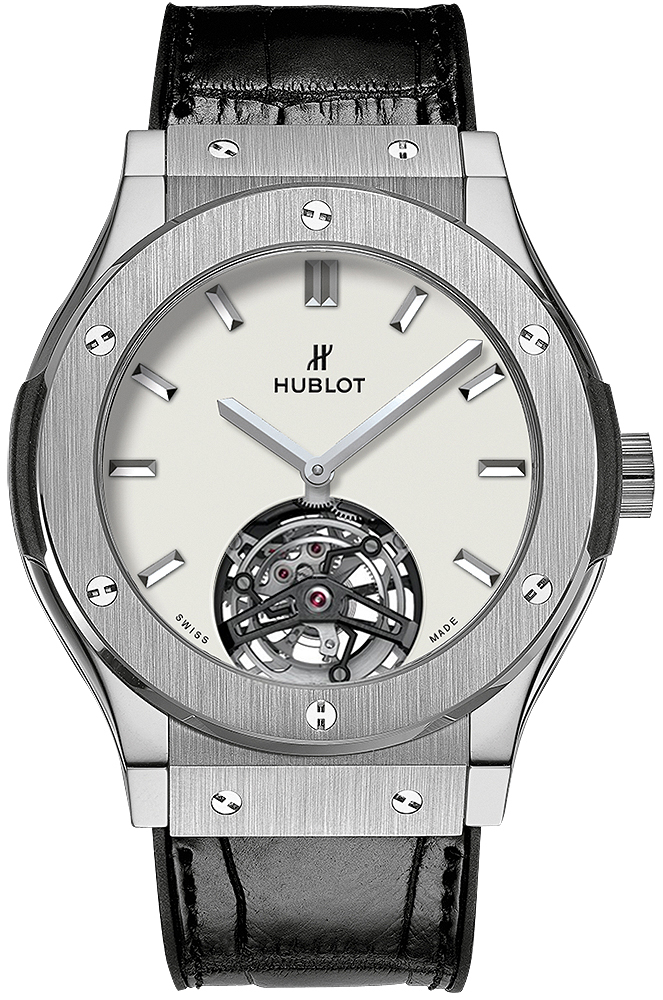 Hublot Classic Fusion Swiss Clone Automatic Silver Case Blue Face Watch