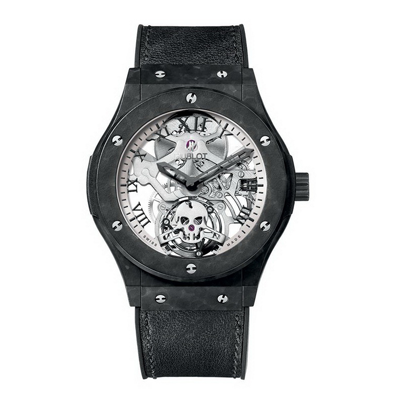 Hublot Skull King Automatic Watch - Carbon Fiber Case - Silver Dial - 44mm Water-Resistant