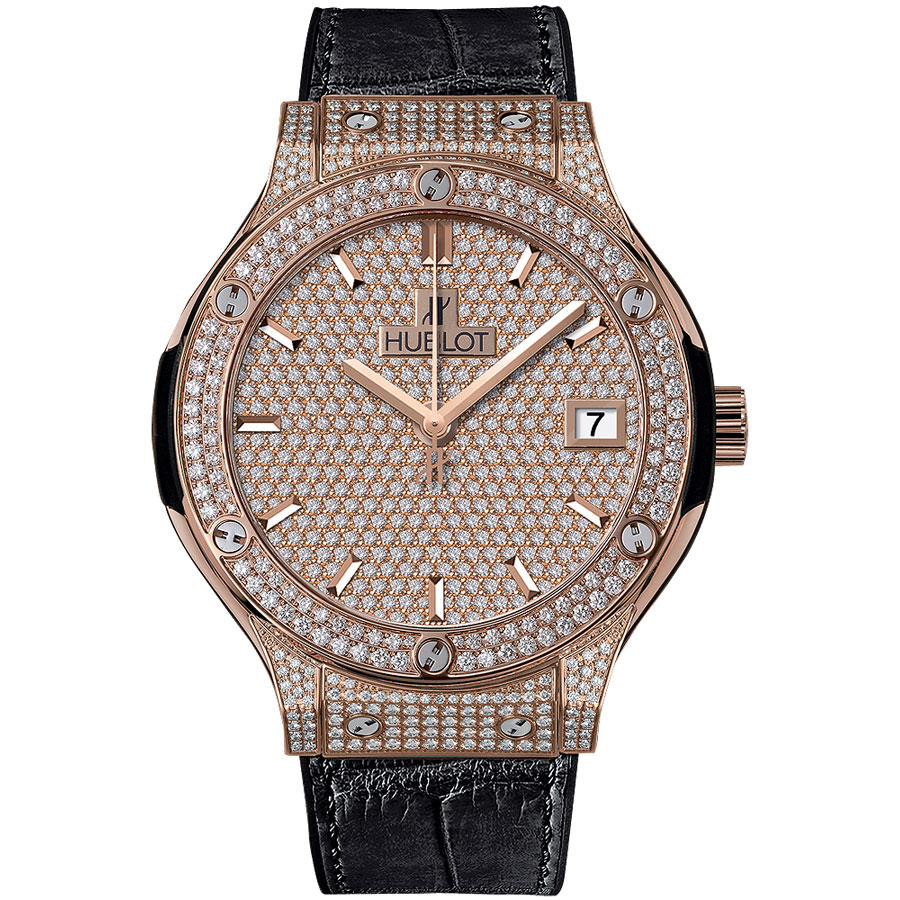Hublot Big Bang Rose Gold自动计时机械表 - 独家定制设计