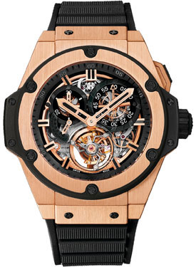 Hublot Swiss Reps Aviator Tourbillon Case Sapphire Blue Watch