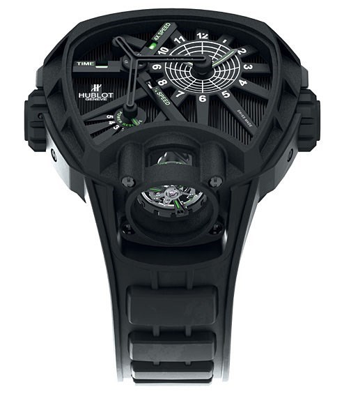 Hublot Big Bang Reps Carbon Fiber Case Black Jet Black Dial Water-Resistant Automatic Watch
