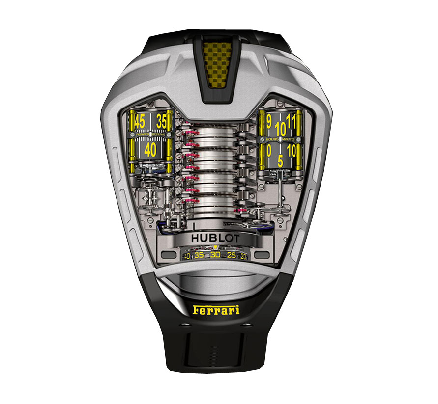 Hublot Skeleton Watch 905.NX.0001.RX - Swiss Automatic, Black Face, 42mm, Water-Resistant