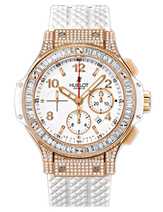 Hublot Big Bang Classic White Gold Automatic Chronograph Watch - Replicates Luxury Elegance