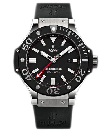 Hublot Big Bang Swiss Clone Automatic Chronograph 42mm Carbon Fiber Case Jet Black Dial Water Resistant Watch