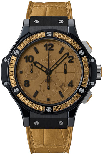 Hublot Big Bang 34mm Swiss Clone Black ceramic Case Automatic Chronograph Dive Watch