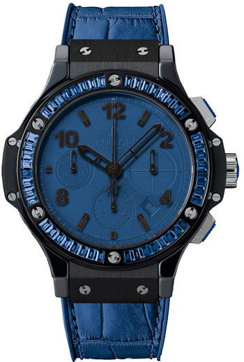 Hublot Big Bang Chronograph 341.CL.5190.LR.1901 Jet Black Carbon Case Auto Movement Watch