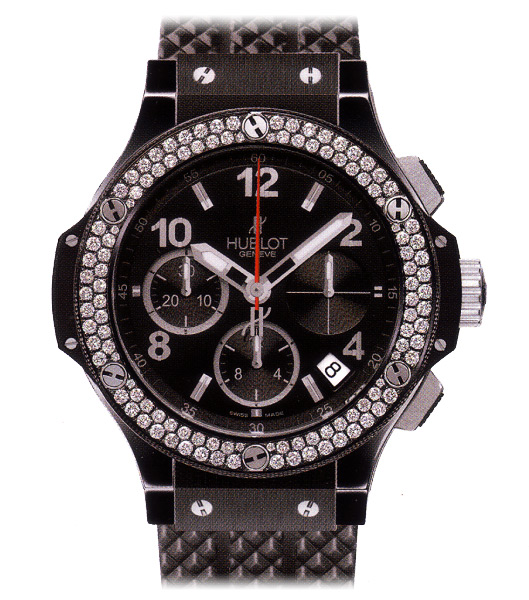 Hublot Big Bang 41mm Steel Automatic Black Ceramic Watch - Ultimate Luxury Clone