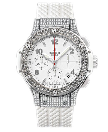 Hublot Big Bang 341.SE.231.LS.174 Swiss Imitation 34mm Chronograph Silver Bezel Watch